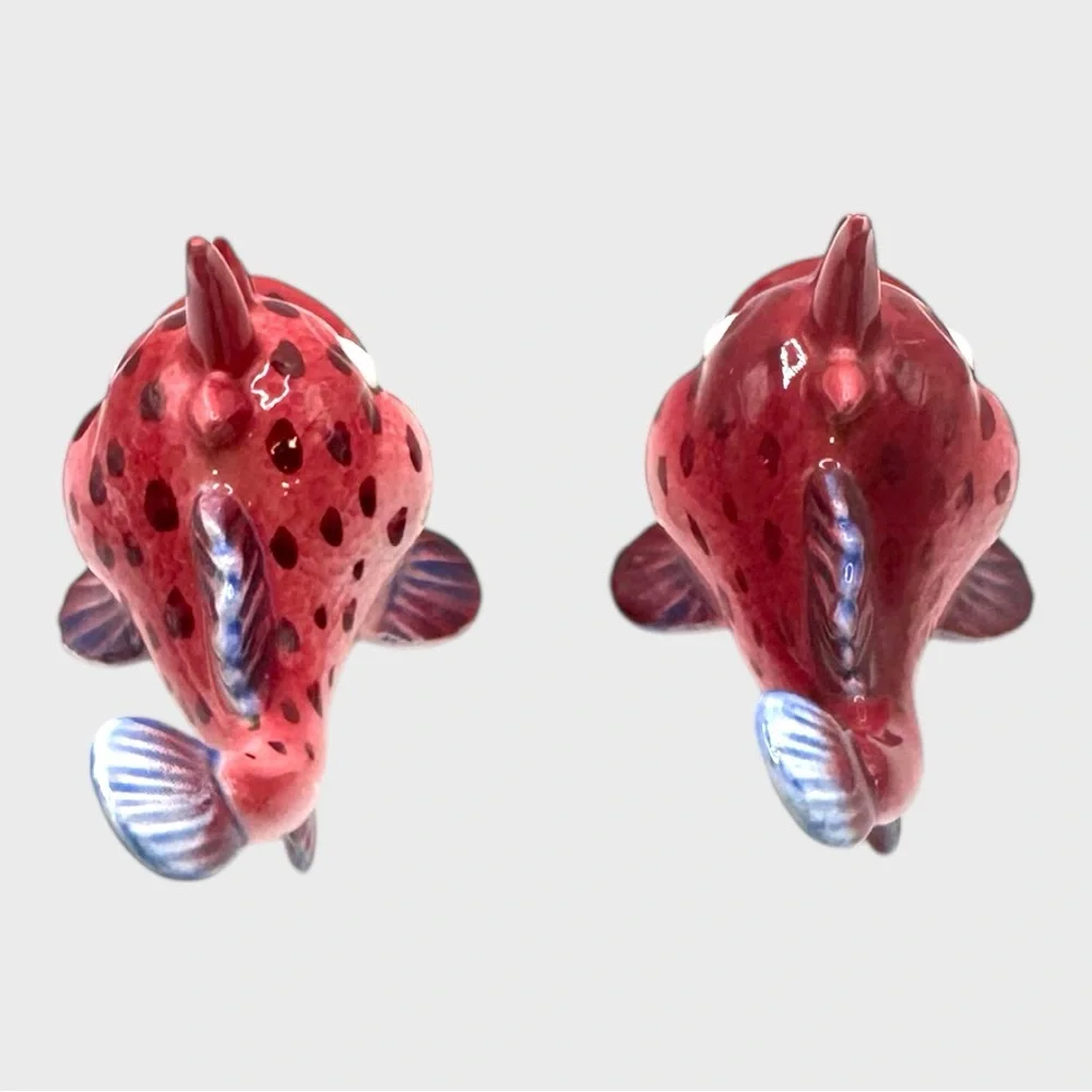 Vintage Piranha Fish Shakers